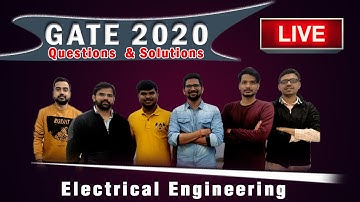 GATE 2020 I ELECTRICAL I QUESTION PAPER SOLUTION I All Subjects