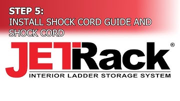 Step 5: Install Shock Cord Guide and Shock Cord - JET Rack Step-by-Step Install