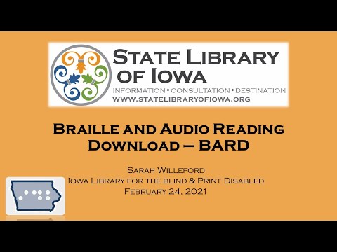 Braille and Audio Reading Download (BARD)