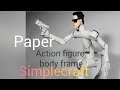 How to make action figure frame out of paper simplecraft