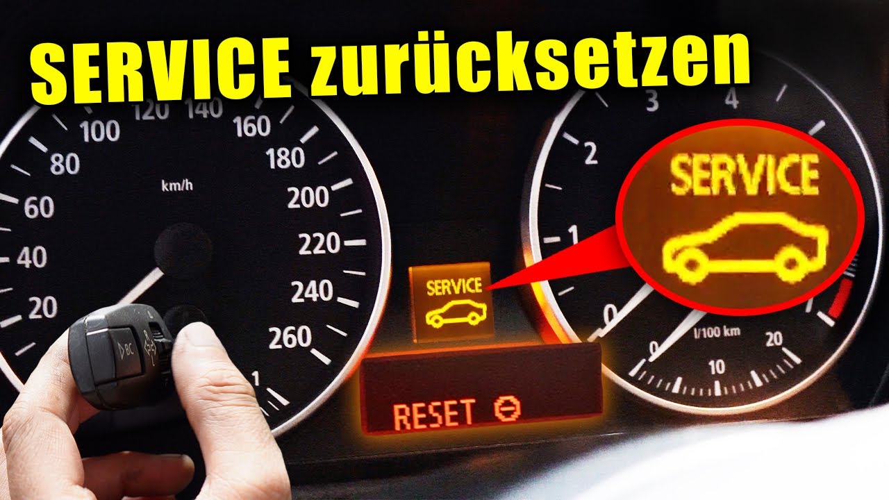 BMW Service Intervall zurücksetzen (BMW E90/E91/E92/E93) - Anleitung ...