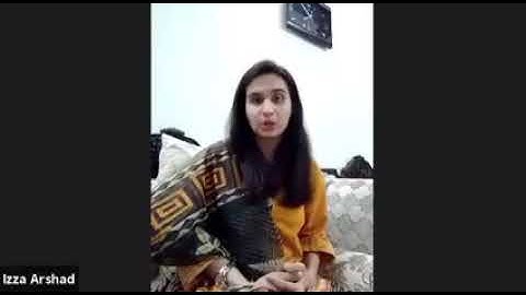 Izza Arshad stood 4th in Pakistan