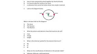 Unit 3 Lesson 5 Test With Audio