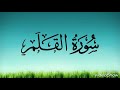 سورة القلم بصوت نور الدين فتحي ابو شندي 