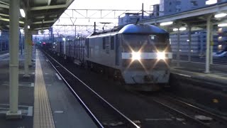 【圧巻の26両編成通過】東海道線 EF210 コンテナ貨物列車 富士駅
