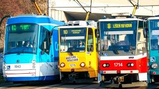 Slow TV Tram Ride Atmosphere in Brno | 1 Hour 25 Minutes of Czech Tram Traffic
