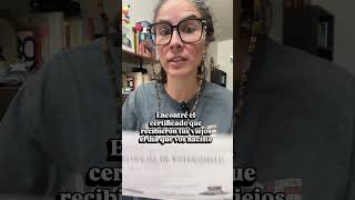Encontré el certificado que recibieron tus viejos el día que naciste 🤦♀️🤦♂️