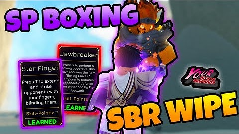 [YBA] SP Boxing SBR Solo Wipe...