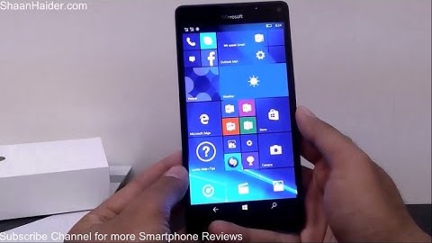 Microsoft Lumia 950 XL - Unboxing and First Impressions