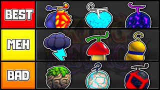 Ranking & Showcasing All Fruits In King Legacy! | Tier List