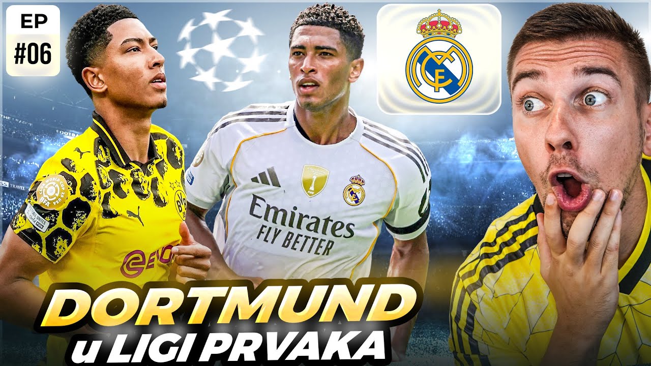 ŠOK NA UTAKMICI LIGE PRVAKA I DERBI SA BORUSSIJOM ! REAL MADRID KARIJERA #6