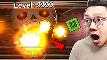 Tôi Giúp Khối Vuông Geometry Dash Lăn Lộn Thoát Khỏi Quỷ Đầu Lâu (Skeletal Shenanigans)