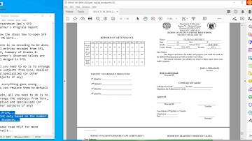 SF9 - Learners Progress Report