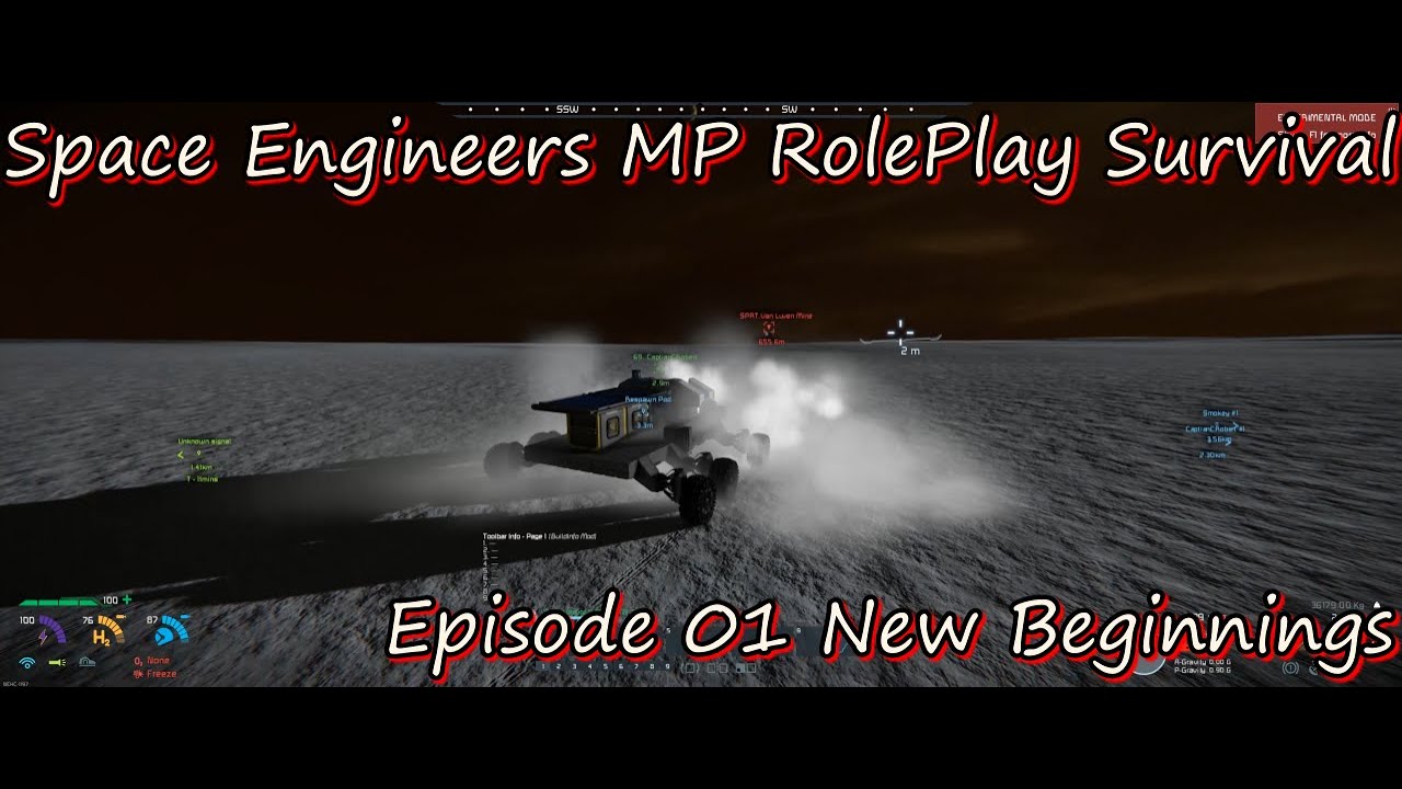 Space Engineers MP Role Play Survival Episode 01 New Beginnings - YouTube