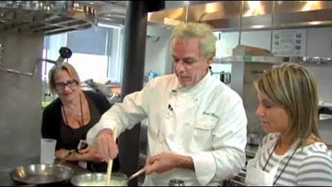 David Bouley Makes Comte Foam with Roasted Asparagus