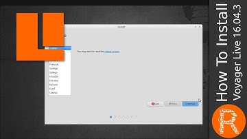 How To Install Voyager Live 16.04.3