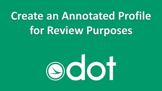 OHDOT Annotated Profile for Review Purposes