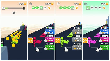 Stack Colors | Level 47, 48, 49 & 51 | Gameplay Walkthrough | Gamerz Toper