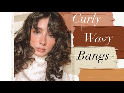 how-i-cut-+-style-my-curly/wavy-bangs