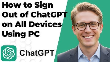 How to Sign Out of ChatGPT on All Devices Using PC (FULL GUIDE 2025)
