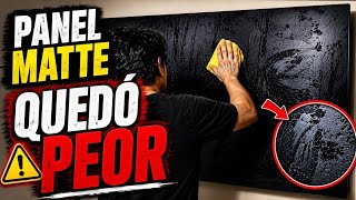 La UNICA forma de limpiar un panel MATE sin ARRUINARLO!