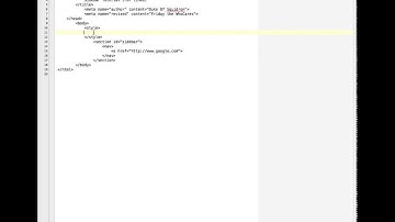 HTML Link Sidebar Tutorial