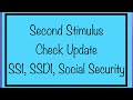 💵💵 Second Stimulus Check Update for SSA, SSDI, SSI, Low Income, Social Security December 19 Update