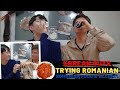 [ENG/RO]Korean guys trying ROMANIAN Food & Alcohol [2nd episode] | Varză Călită