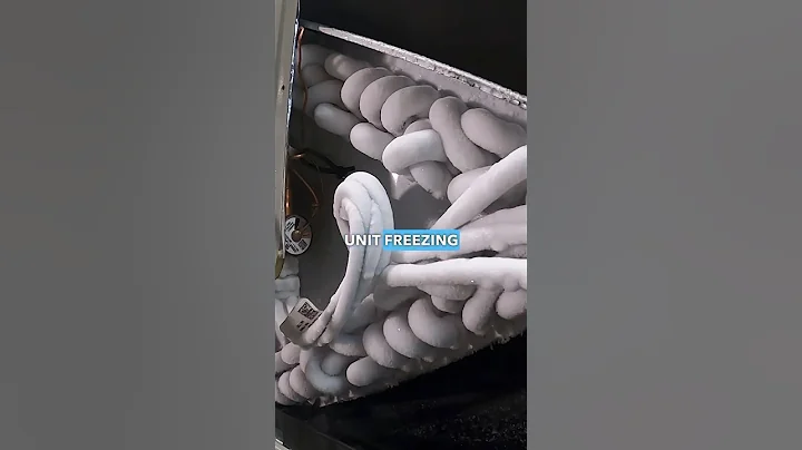 MY A/C UNIT IS FROZEN! WHAT DO I DO? #shorts #hvac #nwa #airconditioner #frozen