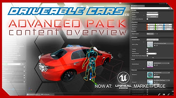 Drivable Cars: Advanced Pack Content Overview | Available on UE4 Marketplace | best GTA features