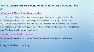 Speed Up Docker Synchronization on WSL2 for Windows 10 Users
