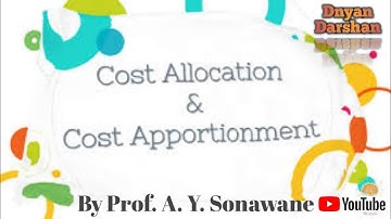 Allocation of overheads #illustration | apportionment of overheads | T.Y.B.Com | By #Darshan_Kadu |