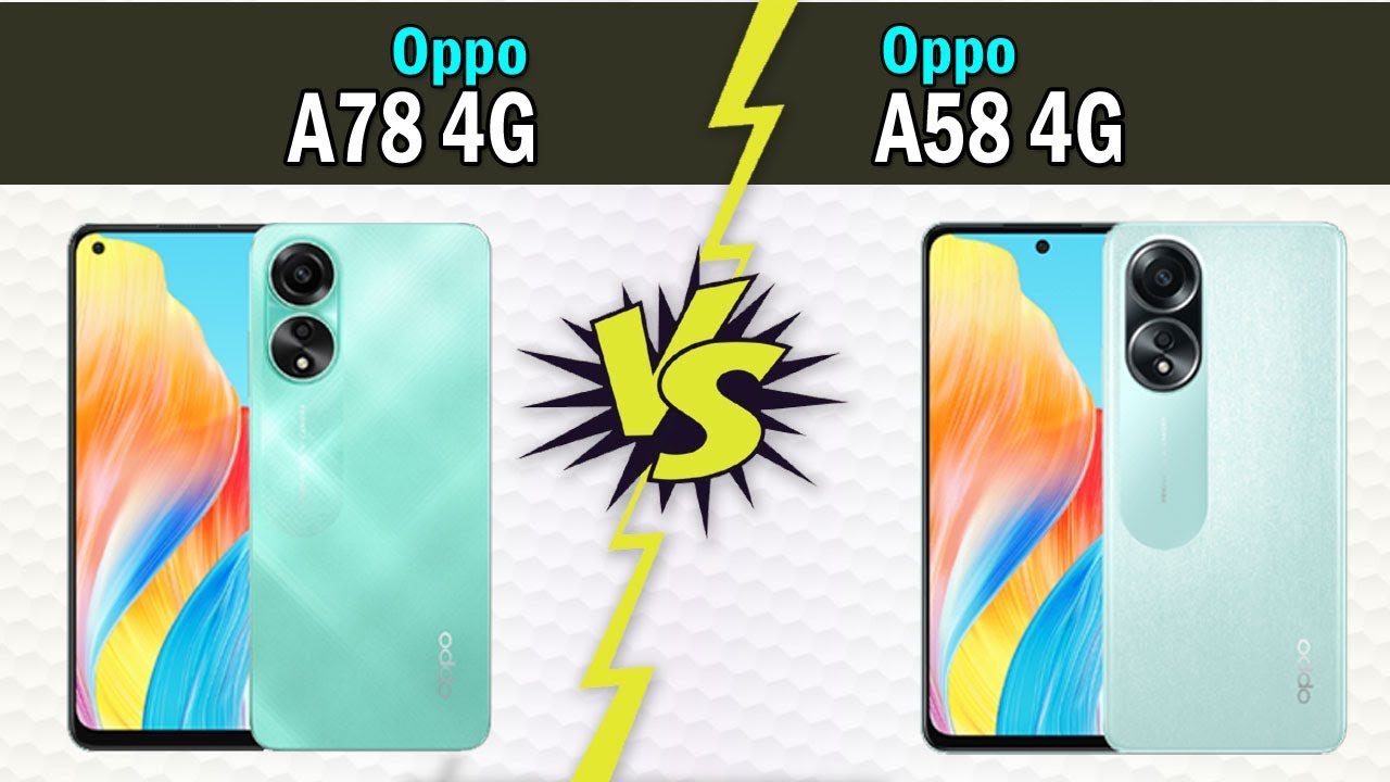 Oppo A78 4G Vs Oppo A78 5G #Trakontech. 