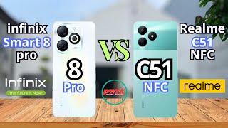 infinix smart 8 pro vs Realme C51, Realme C51 vs infinix smart 8 pro, infinix smart 8 pro,Realme C51