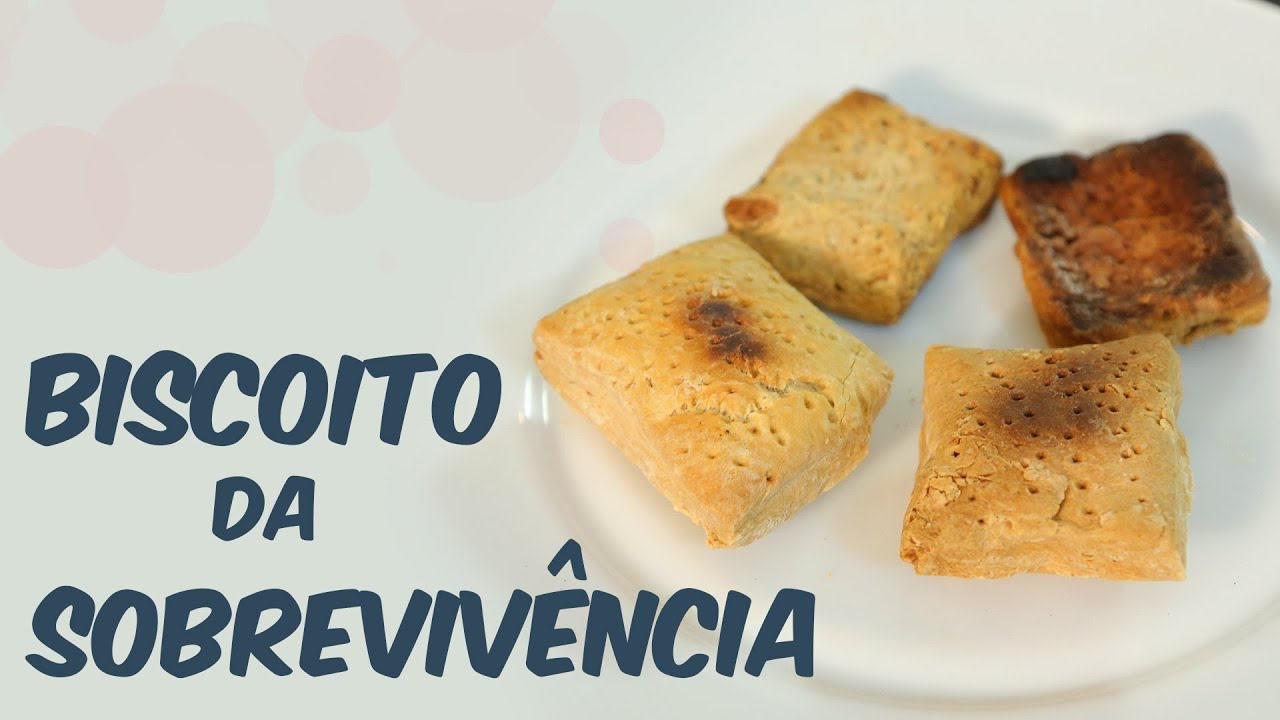 Biscoito da sobrevivência que pode durar anos (receita) receita de strogonoff de frango