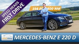 2017 Mercedes-Benz E-Klasse Test (E 220 d - W213 - 194 PS) - Fahrbericht - Review