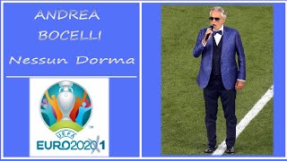 Andrea Bocelli - Nessun Dorma (перевод на русский, транскрипция) - Euro 2020 Opening Ceremony