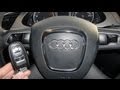 How to start an Audi A4 2009 (and others) with ignition key / how to use / wie starten