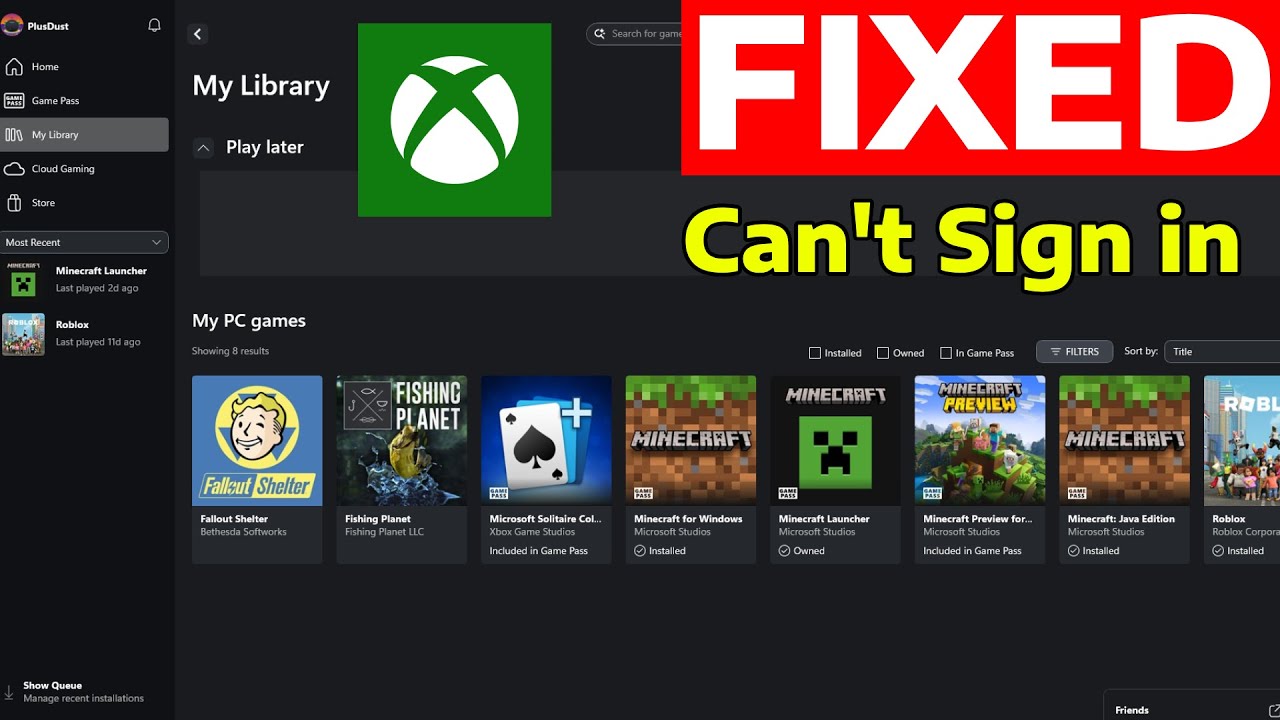 How To Fix Xbox App Can’t Sign In on Windows PC - YouTube