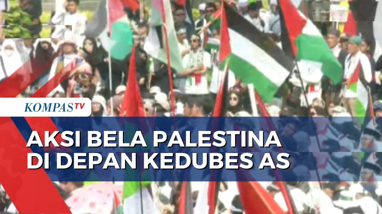 Indonesia Kembali Gelar Aksi Bela Palestina di Depan Kedubes