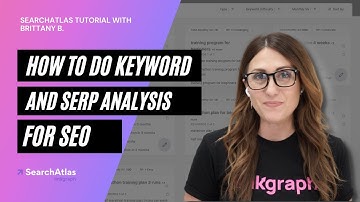 How to do Keyword and SERP Analysis for SEO | SearchAtlas Tutorial