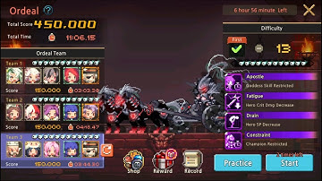 Stage 13 Lime Fenrir Wolfgang Ordeal A Soulful Duo November 2025 克魯賽德戰記 크루세이더퀘스트 Crusaders Quest