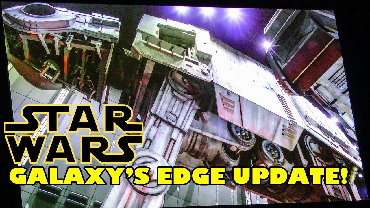 Star Wars Galaxy's Edge Construction Update! Drone Footage! Walt Disney World Disneyland