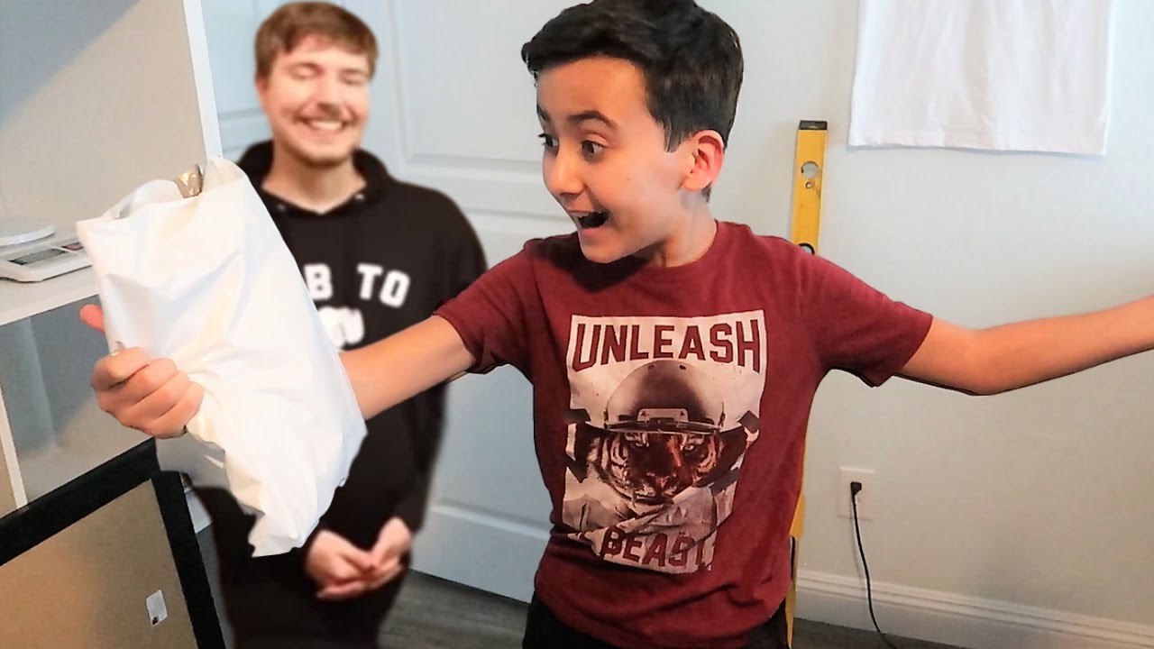 A SURPRISE PACKAGE from MrBeast YouTube