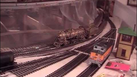 Mopac Mikado 1414 modeled in "S" scale as she appeared in 1939 in St LOUIS