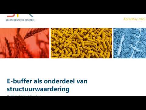 E-buffer als onderdeel van structuurwaardering met geluid