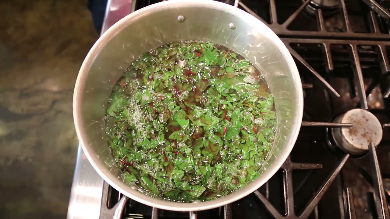How to Make Creamed Swiss Chard Recipe by SAM THE