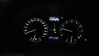 Lexus IS250 2008 acceleration 0-100kph with Traction control on