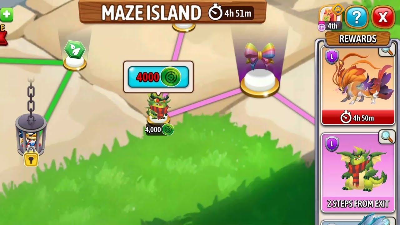 Dragon City - Is It Impossible to Get Legendary Dragon in Maze Island Event for F2P?