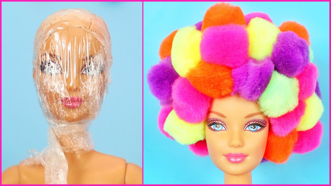 DIY Barbie Hacks and Crafts ~ How to Make Barbie Hairstyles, Clothes ...